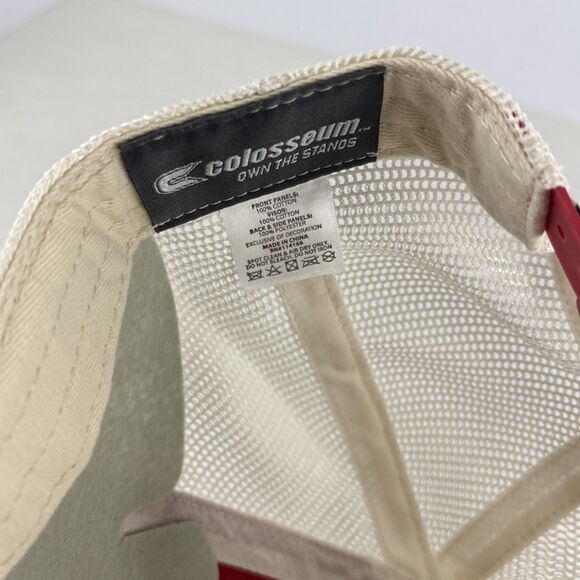 Ohio State Buckeyes Colosseum Tailgate Red SnapBack Trucker Hat Cap NWT - Picture 8 of 9